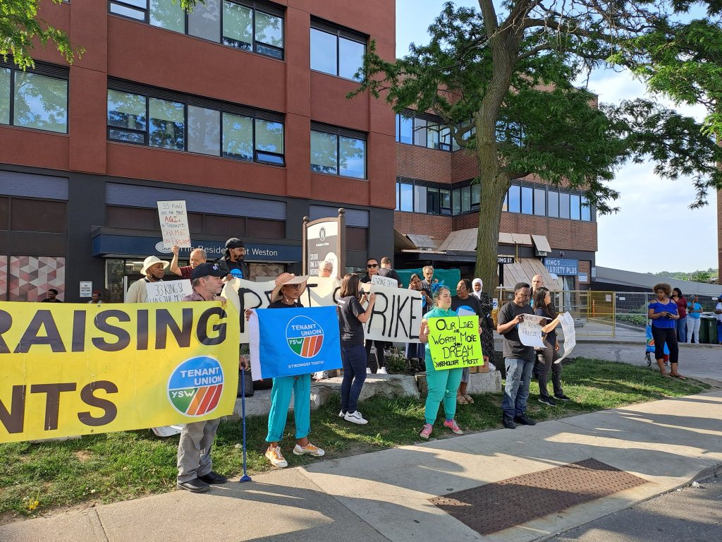 Dozens of Tenants in Toronto Building Launch Strike Against Landlord