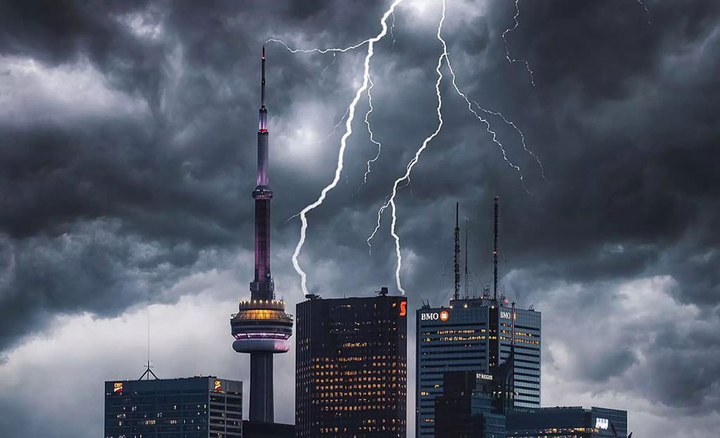 Environment Canada Issues Severe Thunderstorm Warning for Toronto