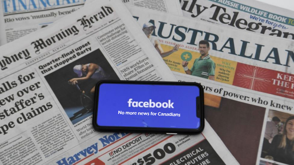 Meta's decision to end news availability on Facebook in Canada after new federal bill